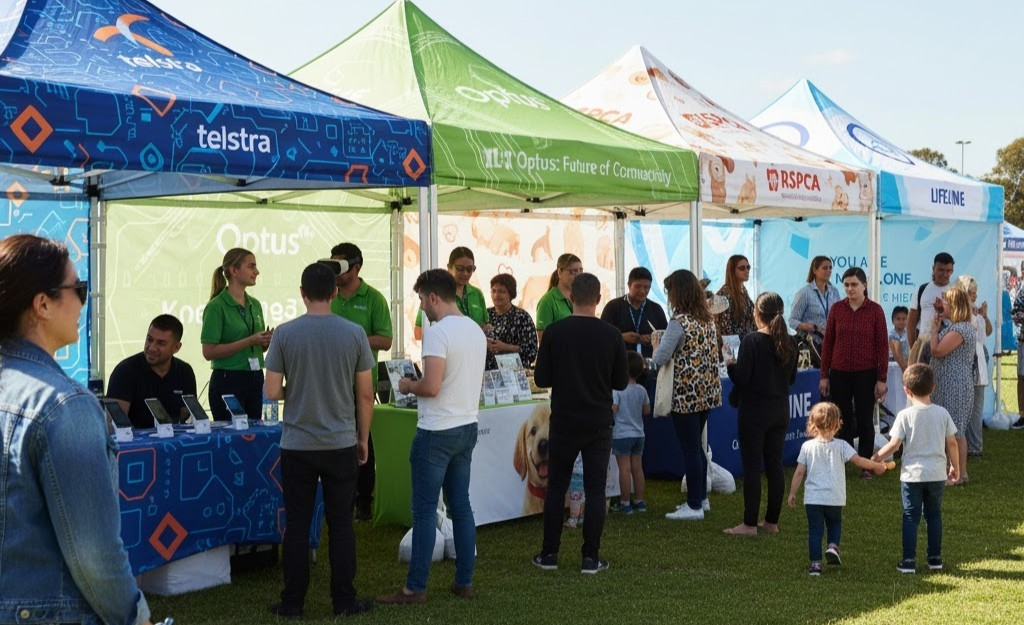 Events with Personalised Gazebos