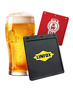 Custom Branded Mud Flap Coasters