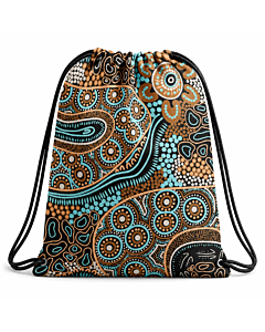 "50 Years In Motion" Drawstring Bags