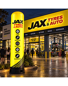 Inflatable LED Rotating Pillar