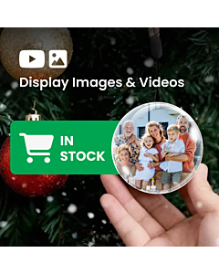 Keepsake Video Ornament - In Stock