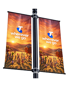 Poled Street Flag