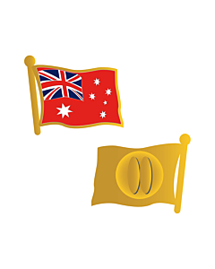 Australian Red Ensign Flag Lapel Pin