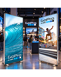 Custom Collapsible SEG Light Box Display