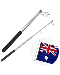 Small Telescopic Handheld Flag Pole