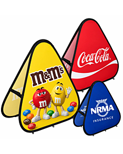 Triangle Pop Up Banners