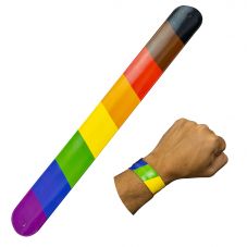 Rainbow Pride Flag Slap Wristbands