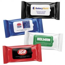 10 Pack 75% Alcohol Wipes (Branded)