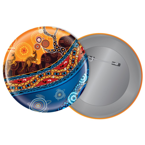 The Indigenous Design Button Badges, In Stock - Order Today