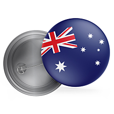 Australia Flag Button Badges