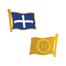 Eureka Flag Lapel Pin