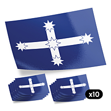 Eureka Flag Stickers