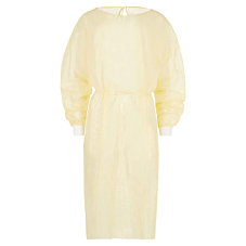 100 Pack Disposable Gowns Yellow