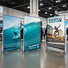 Custom Collapsible SEG Light Box Display