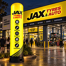 Inflatable LED Rotating Pillar