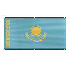 Premium Kazakhstan Flag