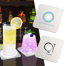 Illuminated LED Gravity Sensing Coaster