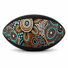 9 Inch "50 Years In Motion" Rugby Ball
