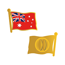 Australian Red Ensign Flag Lapel Pin