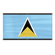 Premium Saint Lucia Flag