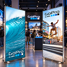 Custom Collapsible SEG Light Box Display
