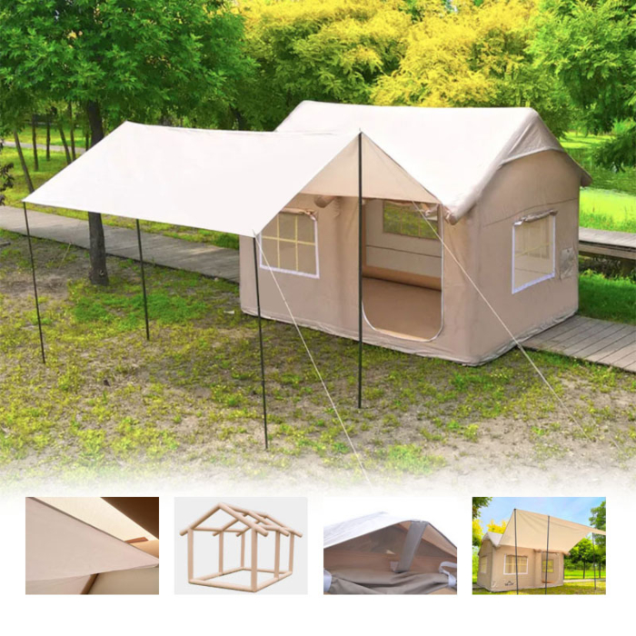 House Style Inflatable Camping Tents In Stock Order Now