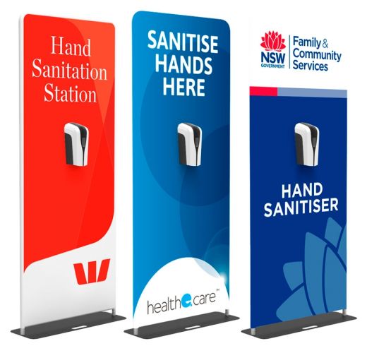Branded Hand Sanitiser Station