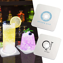 Illuminated LED Gravity Sensing Coaster